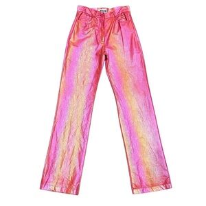 Laagam Twiggy Metallic Pants, Size S